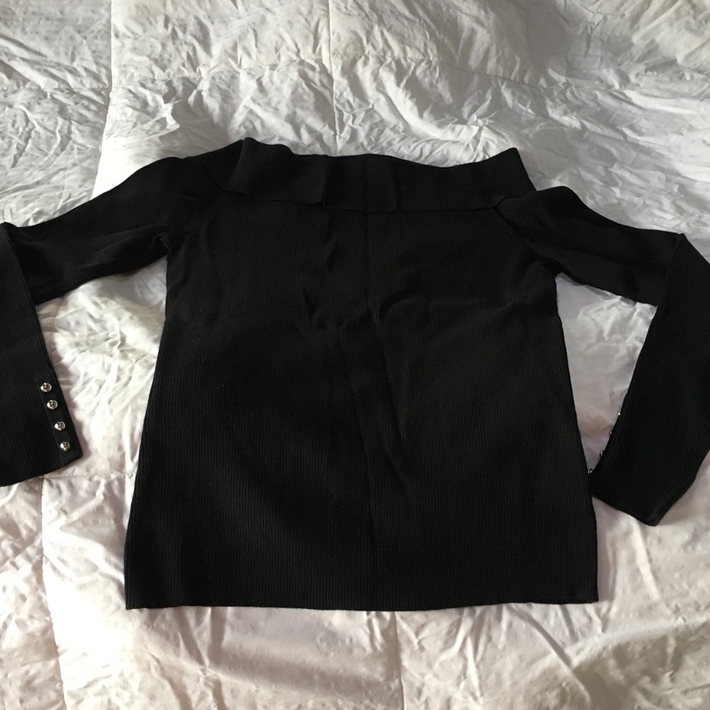 Off The Shoulder Sweater- Boston Proper View 4